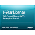 D-Link DSR-250 Dynamic Web Content Filtering License, 12-months