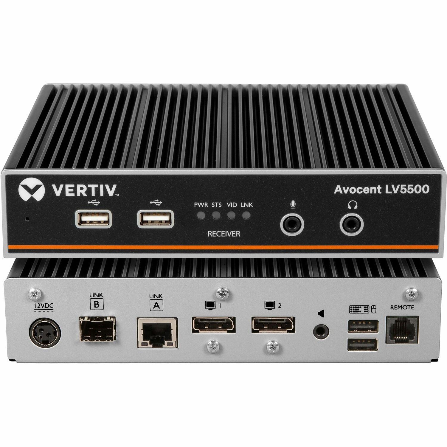 Vertiv AVOCENT LongView LV5500R Digitaal KVM Ontvangerextender - Bedraad - TAA Compliant