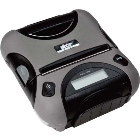 Star Micronics SM-T300i 3" Rugged Portable Thermal Printer - iOS/Android/Windows/Bluetooth/Serial, Tear Bar, Charger Included, With MSR, Gray