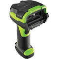 Zebra LI3608-SR Handheld Barcode Scanner - Cable Connectivity - Industrial Green