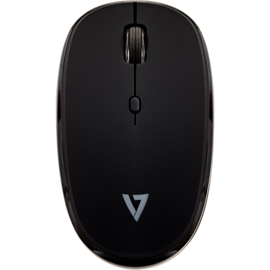 V7 MW550BT Mouse - Bluetooth - USB - 4 Button(s) - Black