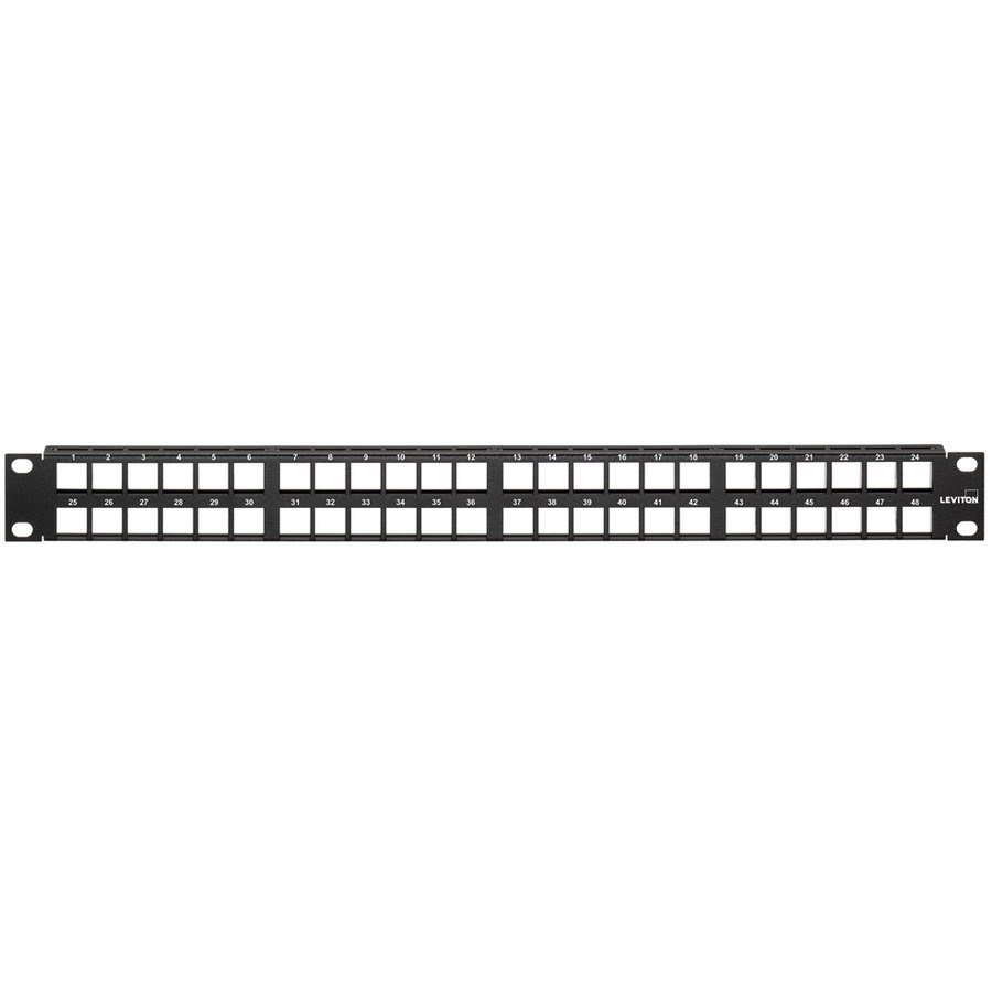 Leviton QuickPort High-Density 1RU 48-Port Patch Panel