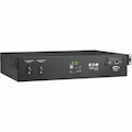 Eaton Tripp Lite Series 5.8kW 208/240V Single-Phase ATS/Monitored PDU - 16 C13, 2 C19 & 1 L6-30R Outlets, Dual L6-30P Inputs, 10 ft. Cords, 2U, TAA