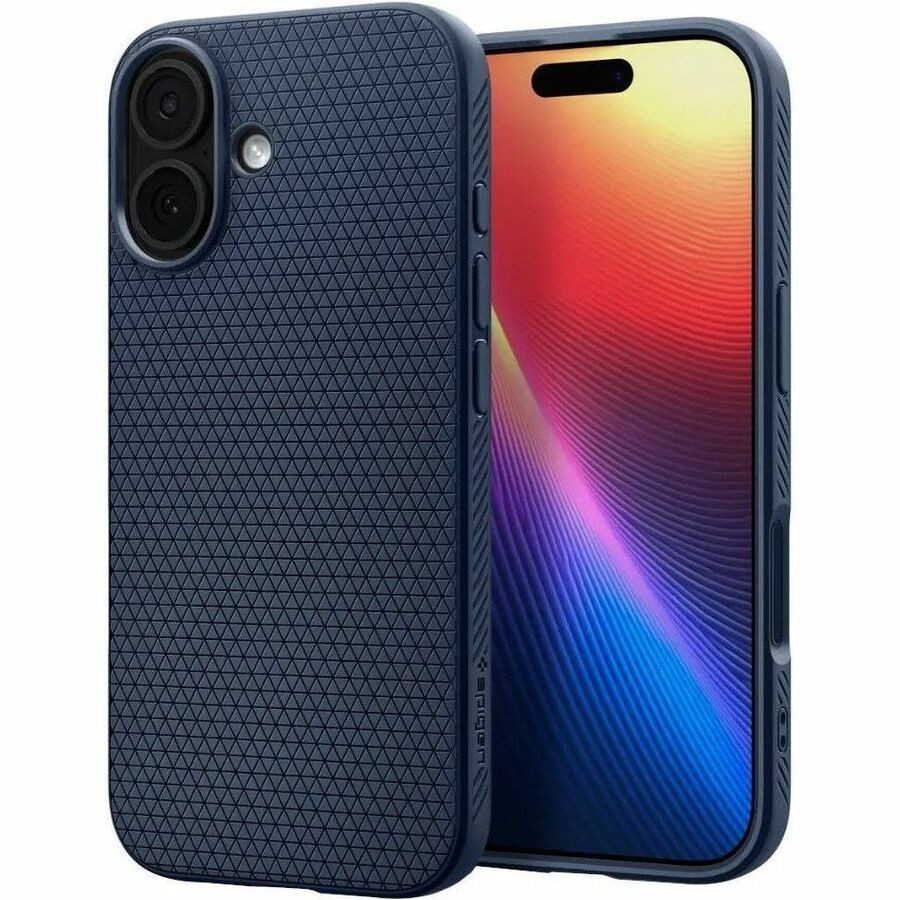 Spigen Liquid Air Case voor Apple iPhone 17 Smartphone - Marineblauw