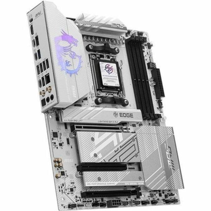 MSI MPG B850 EDGE TI WIFI Gaming Desktop Motherboard - AMD B850 Chipset - Socket AM5 - ATX