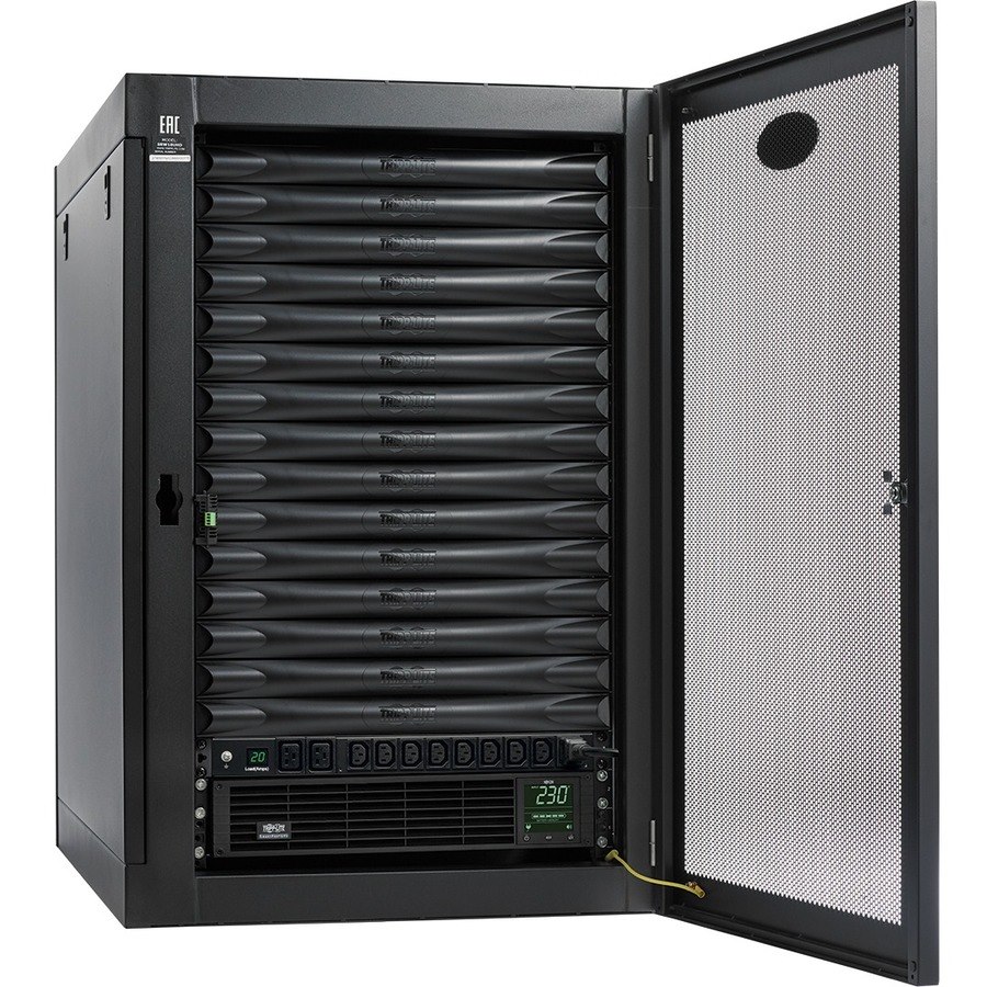 Tripp Lite by Eaton EdgeReady&trade; Micro Data Center - 15U, Heavy-Duty, Wall-Mount, 3 kVA UPS, Network Management and PDU, 230V Kit