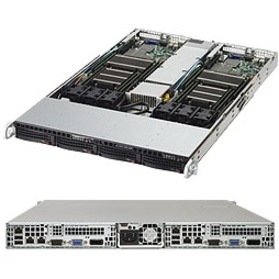 Supermicro SuperServer 6018TR-T Server Barebone System - 1U Rack-mountable - Socket LGA 2011-v3 - 2 x Processor Support
