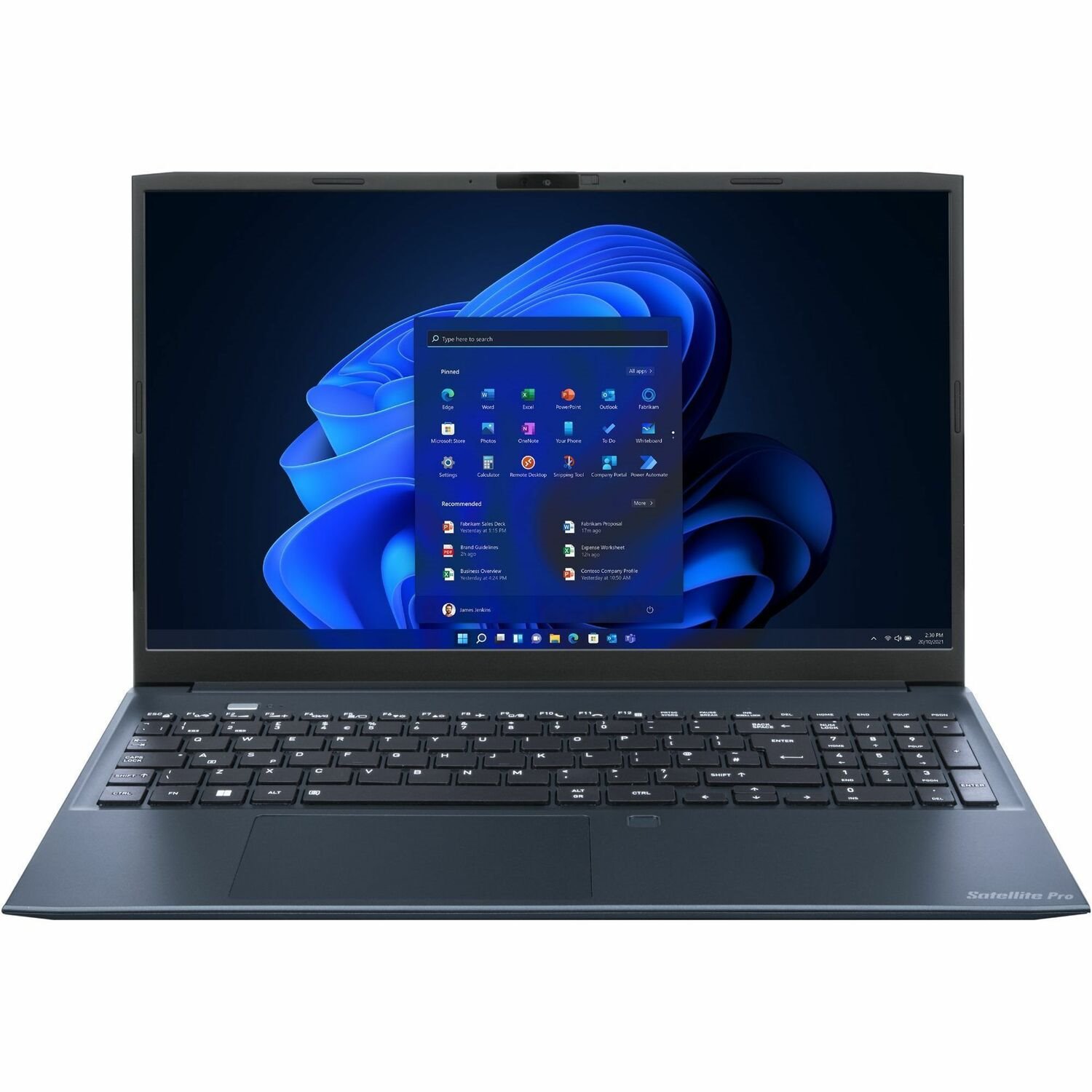 Dynabook Satellite Pro C50-K C50-K-0MR 15.6" Notebook - Full HD - Intel Core i7 12th Gen i7-1255U - 16 GB - 512 GB SSD - English, French Keyboard - Dark Blue