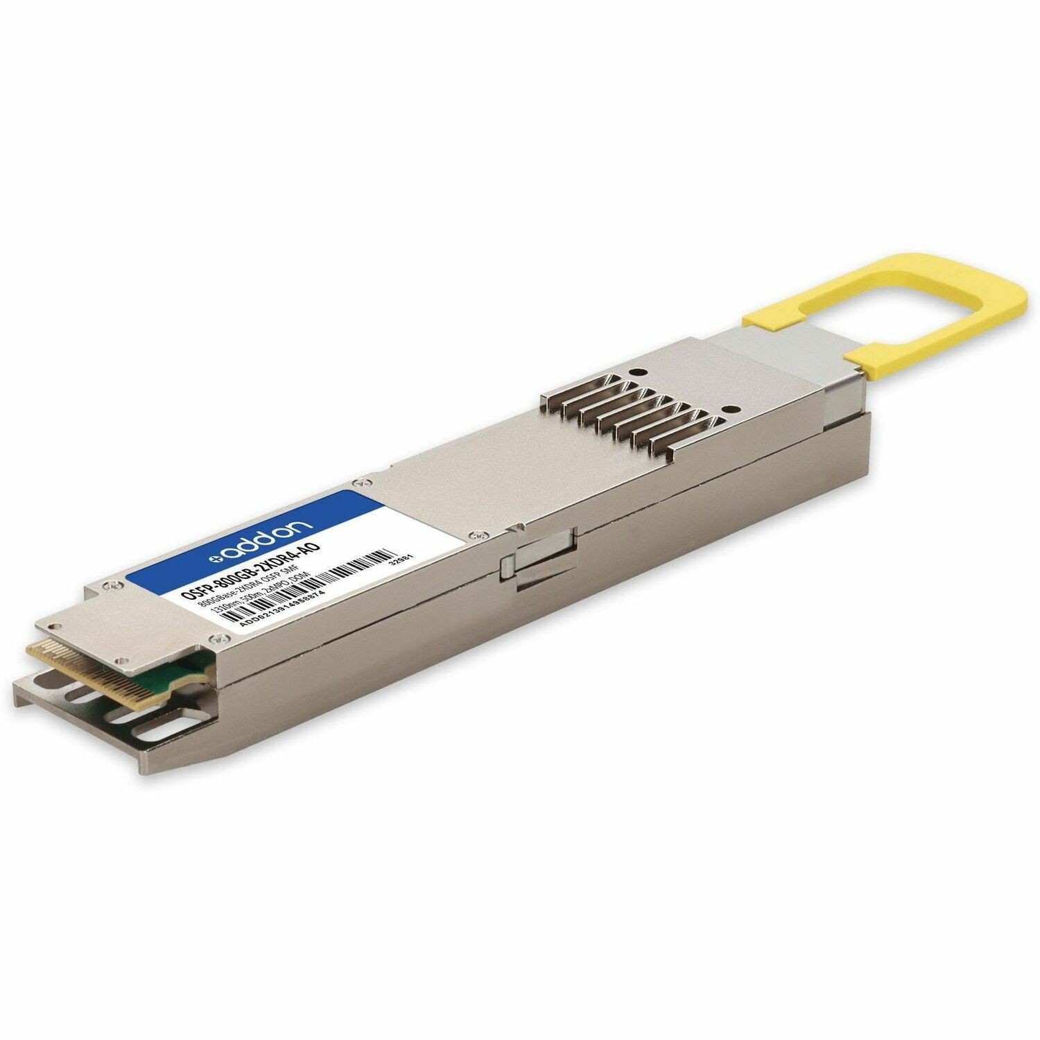 AddOn MSA and TAA 800GBase-2xDR4 PAM4 OSFP Transceiver (SMF, 1310nm, 500m, 2xMPO, DOM, CMIS 5.0)