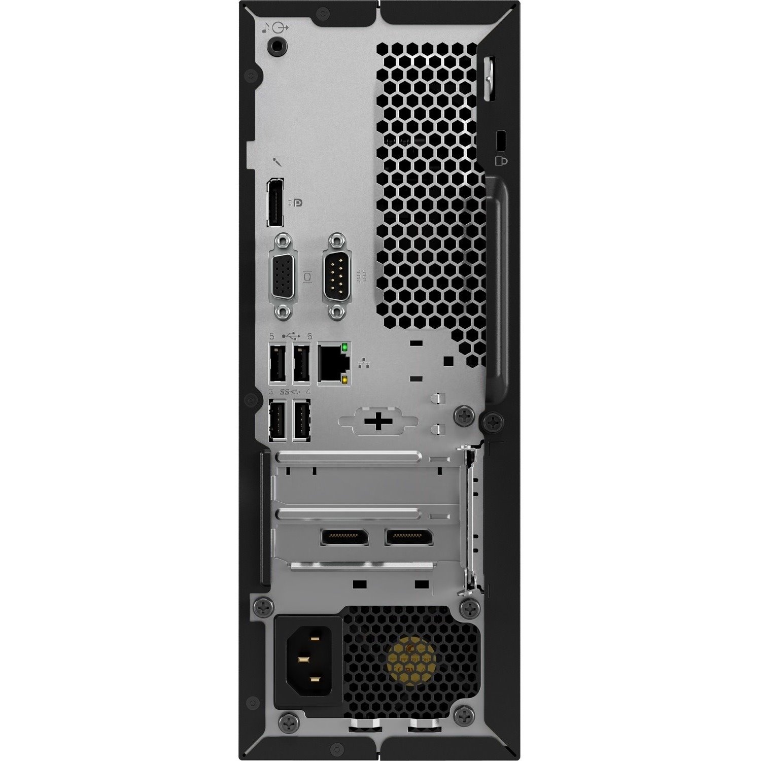 Lenovo ThinkCentre M720e 11BD0006AU Desktop Computer - Intel Core i5 9th Gen i5-9400 - 8 GB - 256 GB SSD - Small Form Factor - Black