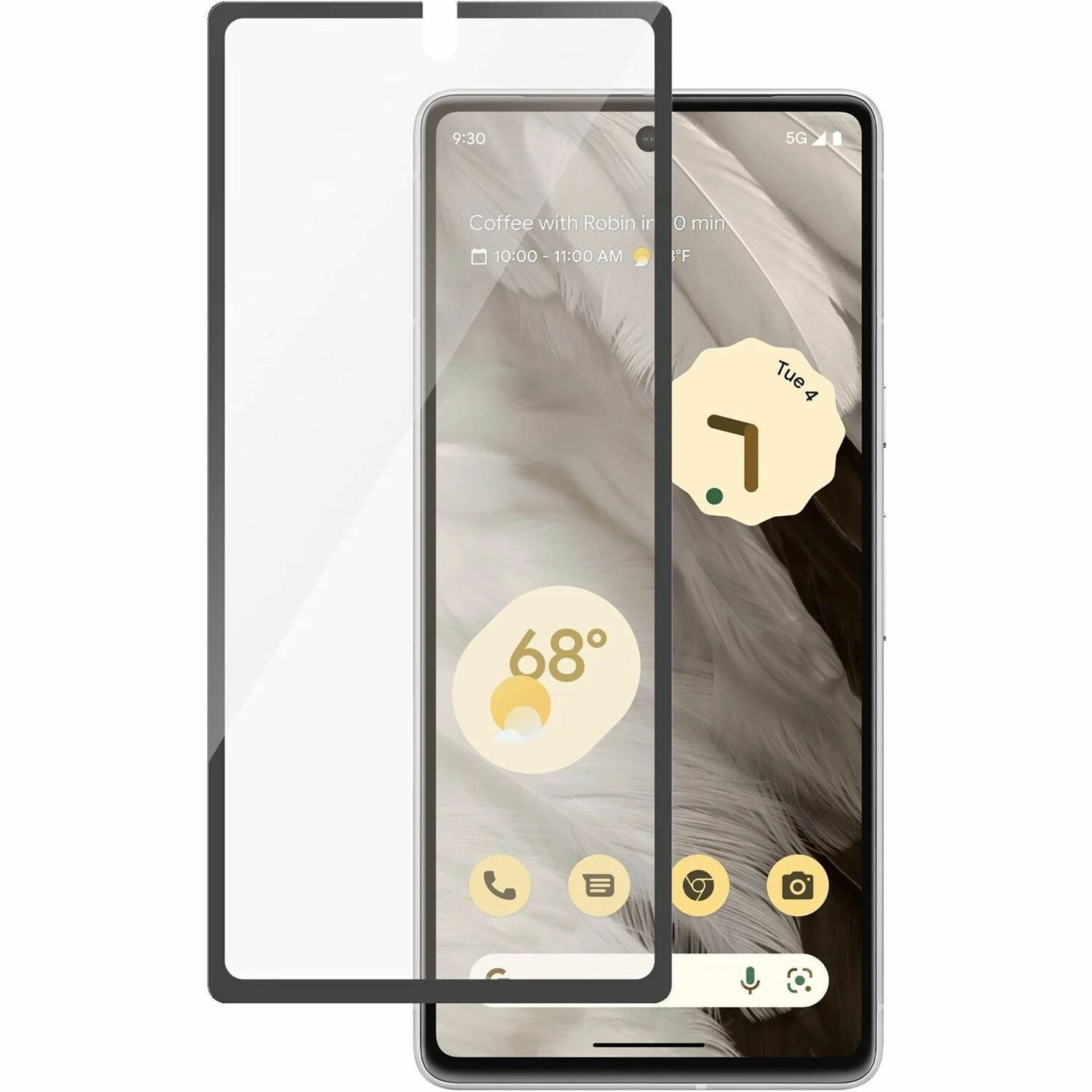 PanzerGlass Screen Protector for Pixel 7a - Black