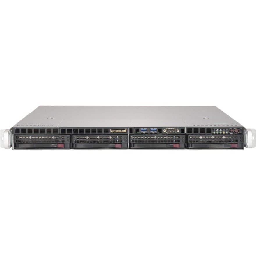 Supermicro SuperServer 5019S-MN4 Server Barebone System - 1U Rack-mountable - Socket H4 LGA-1151 - 1 x Processor Support