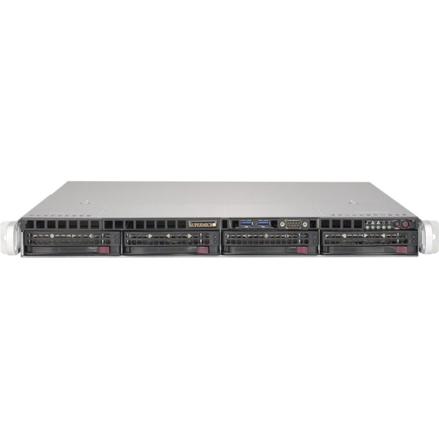 Supermicro SuperServer 5019S-MN4 Barebone System - 1U Rack-mountable - Socket H4 LGA-1151 - 1 x Processor Support