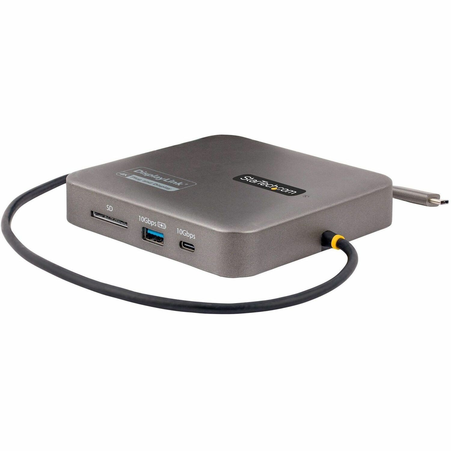 StarTech.com USB-C Multiport Adapter, Dual 4K 60Hz HDMI Dockingstation, 2-Port USB-A/USB-C 10Gbps Hub, 100W PD, GbE, SD, Reisedock