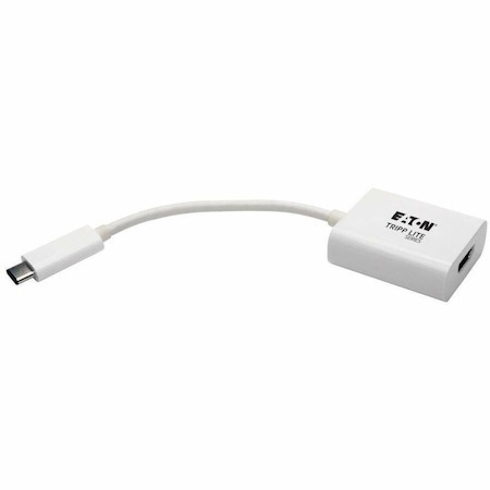 Eaton Tripp Lite Series USB 3.2 Gen1 Type-C to HDMI 4K Adapter with Alternate Mode - DP 1.2, White