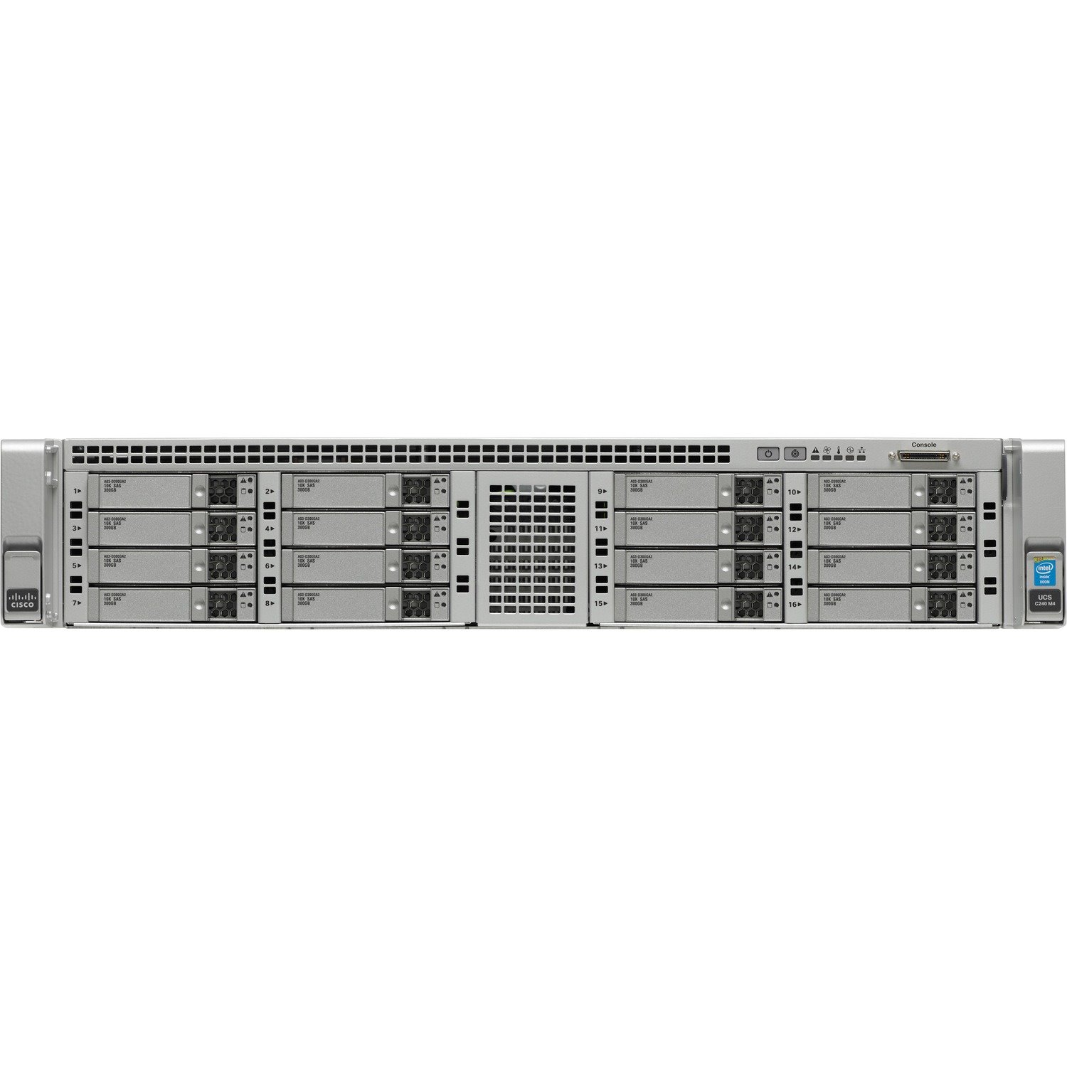 Cisco C240 M4 2U Rack Server - 2 Xeon E5-2637 v4 3.50 GHz - 256 GB RAM - Serial ATA/600 Controller