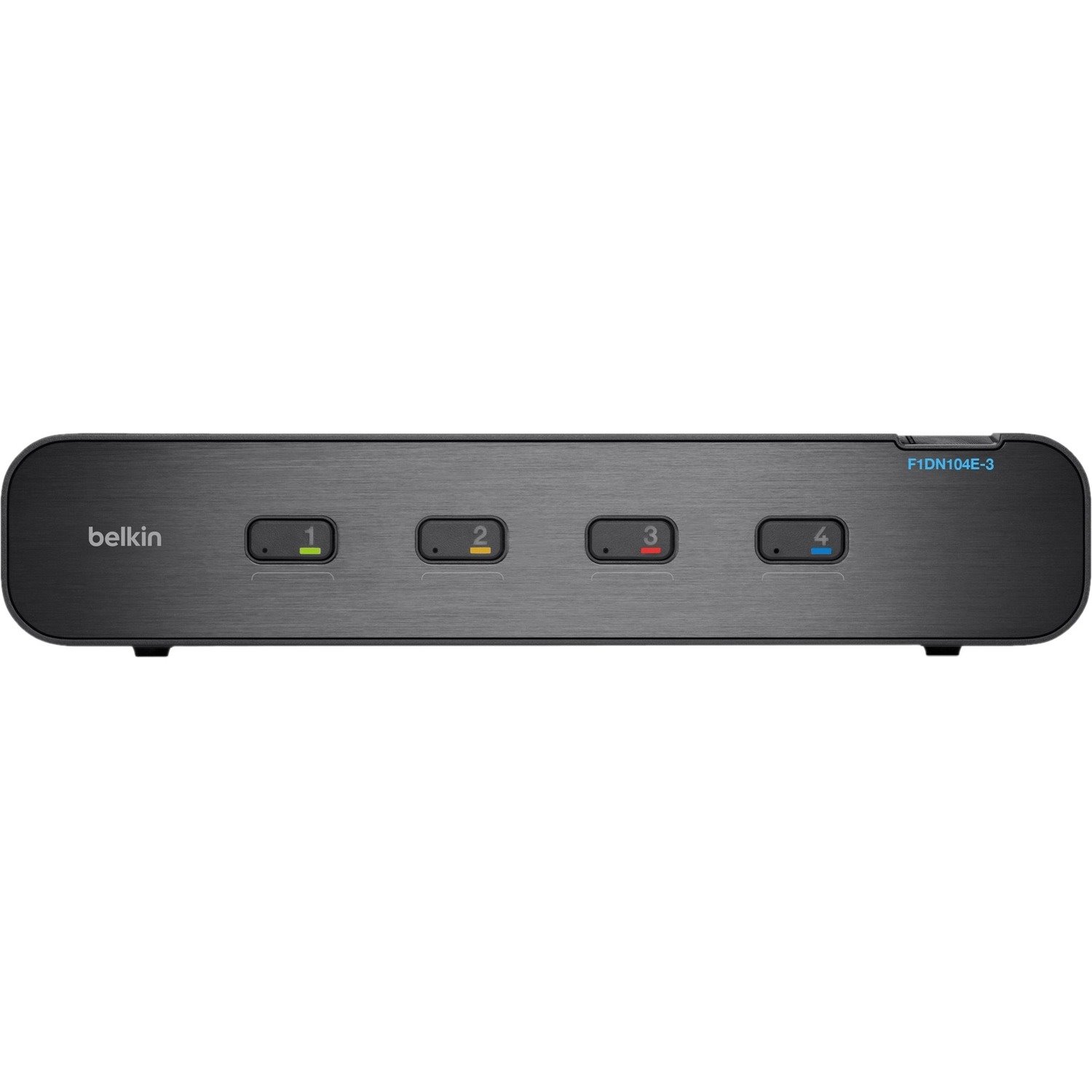 Belkin Advanced Secure Dual-Head DVI-I KVM Switch; 4-Port