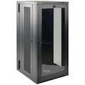 Eaton Tripp Lite Series SmartRack 26U Low-Profile Switch-Depth Wall-Mount Half-Height Rack Enclosure, Clear Acrylic Window, Hinged Back