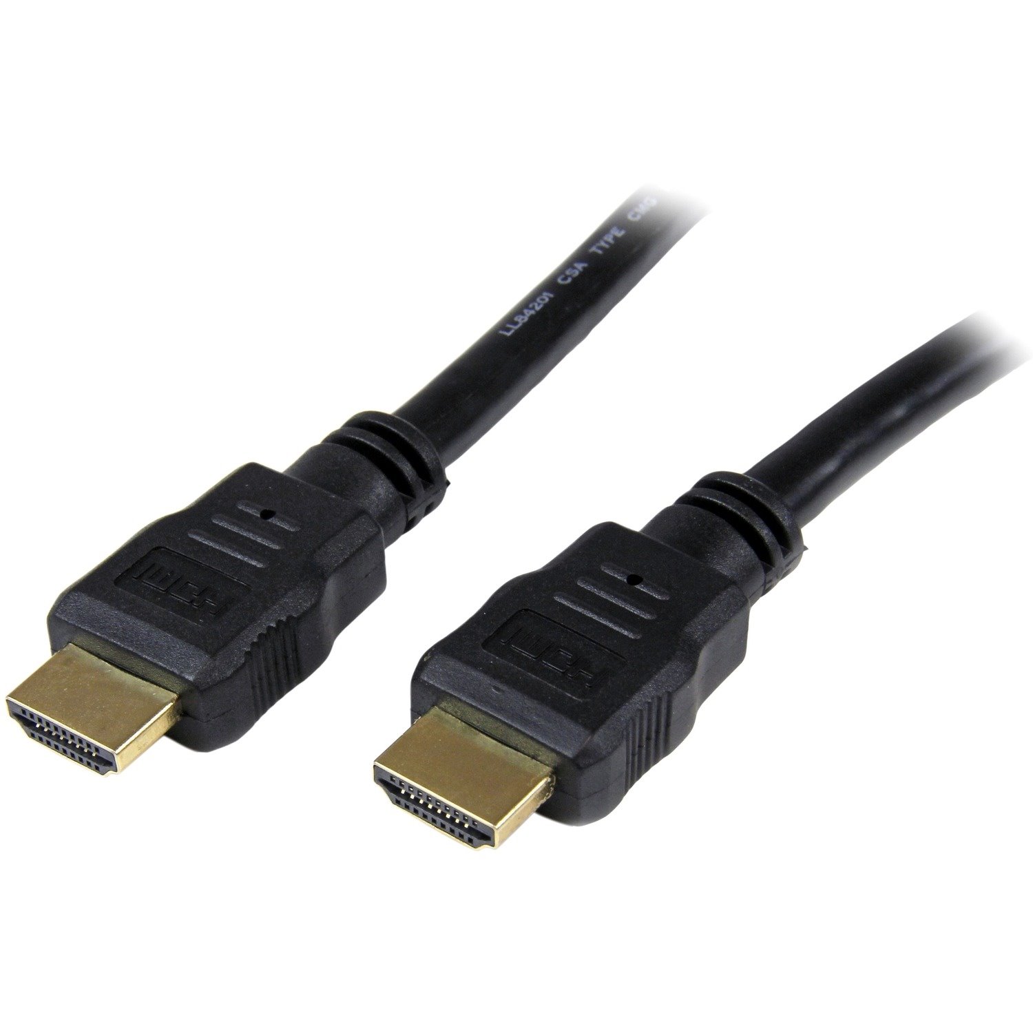 StarTech.com 15ft/4.6m HDMI Cable, 4K High Speed HDMI Cable with Ethernet, Ultra HD 4K 30Hz Video, HDMI 1.4 Cable/HDMI Monitor Cord, Black