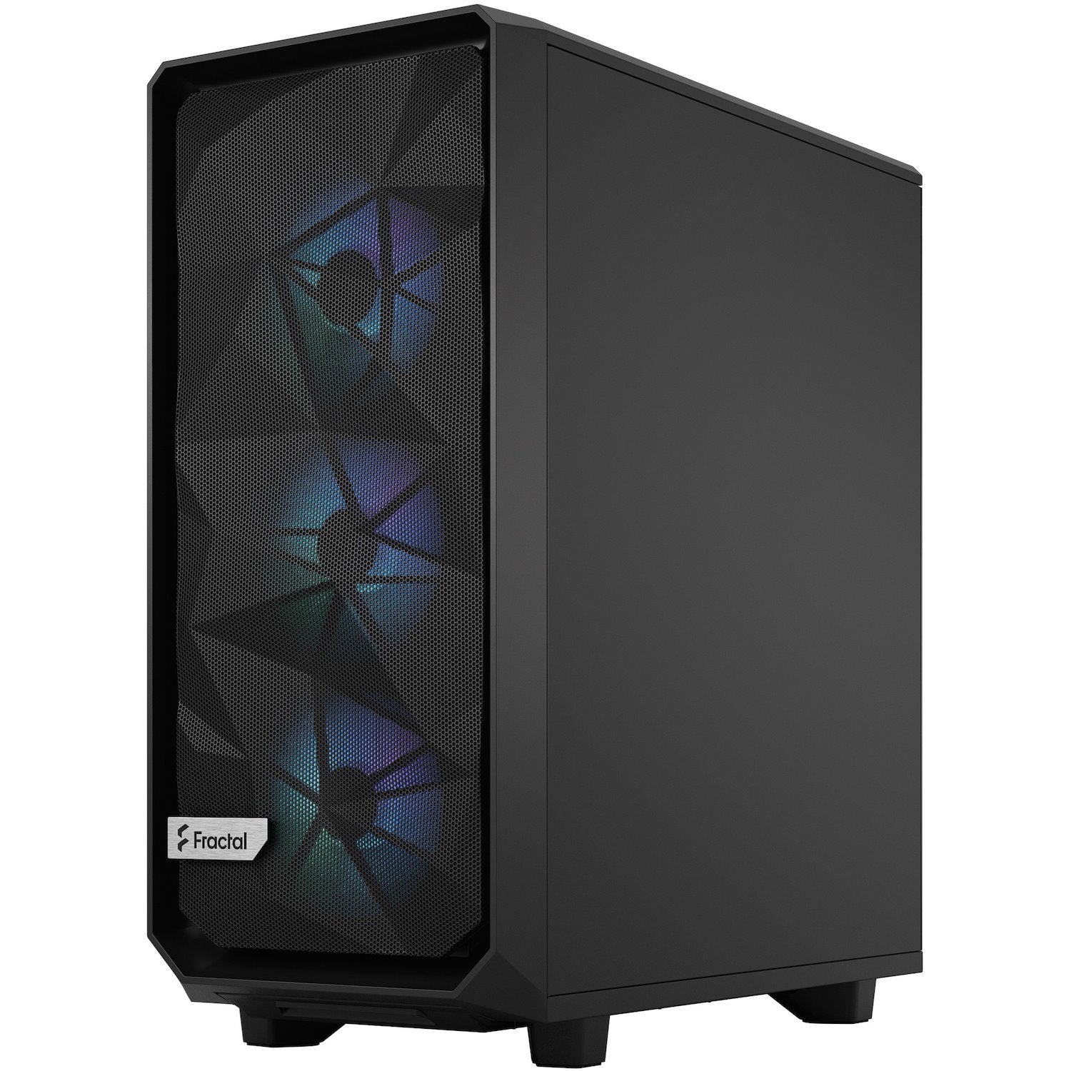 Fractal Design Meshify 2 Compact RGB Computer Case - ATX Motherboard Supported - Mid-tower - Steel, Mesh, Tempered Glass - Black