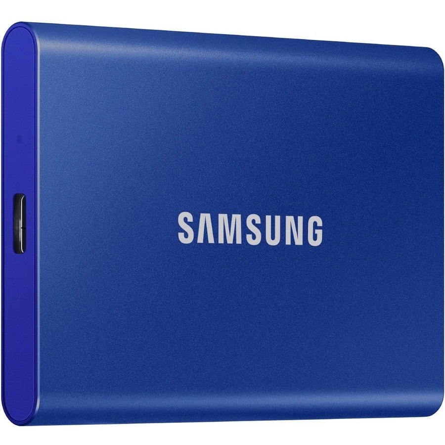 Samsung T7 MU-PC2T0H/AM 2 TB Portable Solid State Drive - External - PCI Express NVMe - Indigo Blue