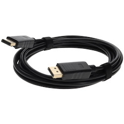 AddOn 10ft DisplayPort 1.2 Male to Male Black Cable For Resolution Up to 3840x2160 (4K UHD)