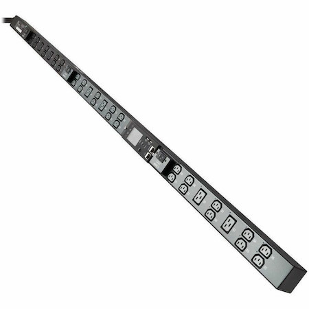 Eaton 12.6kW 200-240V 3-Phase IsoBreaker Managed PDU - Gigabit, 36 Outlets, CS8365C Input, LCD, 10 ft. (3 m) Cord, 0U, 70 in. (1.8 m) Height, TAA