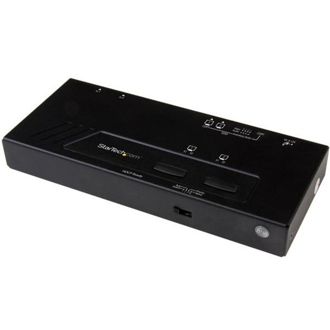 STARTECH 2X2 HDMI MATRIX SWITCH - 4K WITH FAST SWITCHING & AUTO-SENSING 2YR