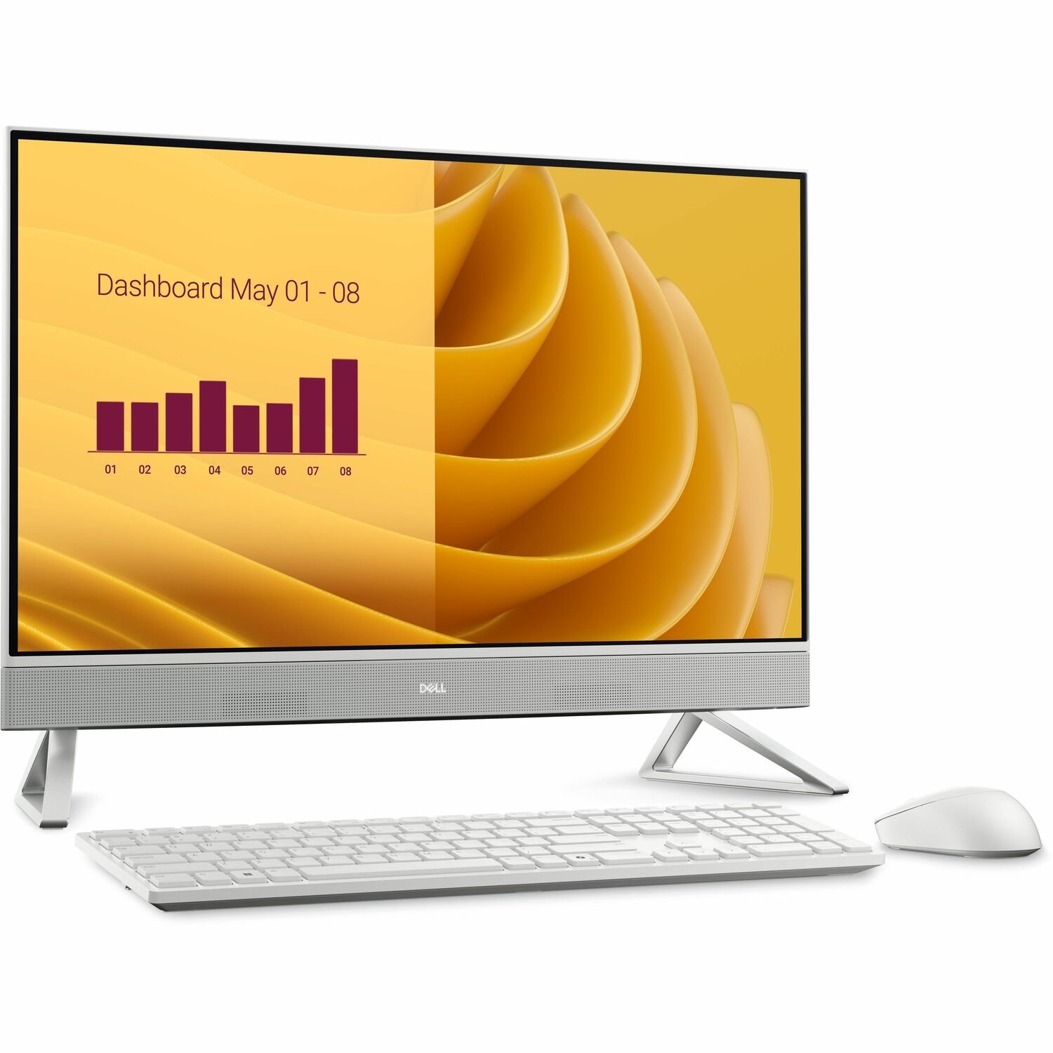 Dell 27 EC27250 All-in-One Computer - Intel Core 7 150U - 16 GB - 1 TB SSD - 27" Full HD Touchscreen - Desktop - White