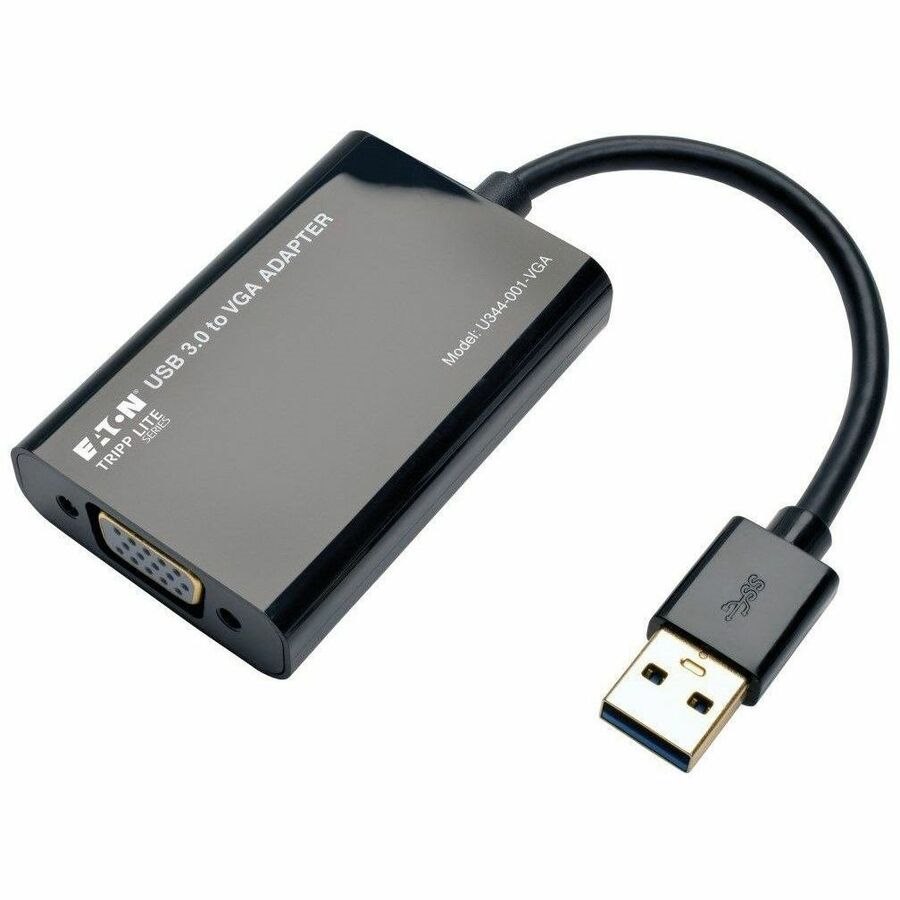 Eaton Tripp Lite Series USB 3.0 SuperSpeed to VGA Adapter, 512MB SDRAM - 2048x1152,1080p