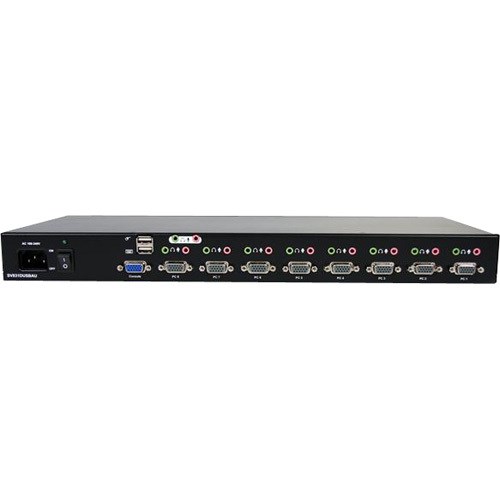 StarTech.com 8 Port Rackmount USB VGA KVM Switch w/ Audio