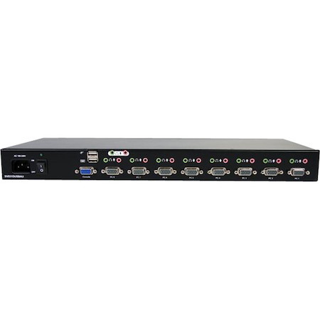 StarTech.com 8 Port Rackmount USB VGA KVM Switch w/ Audio