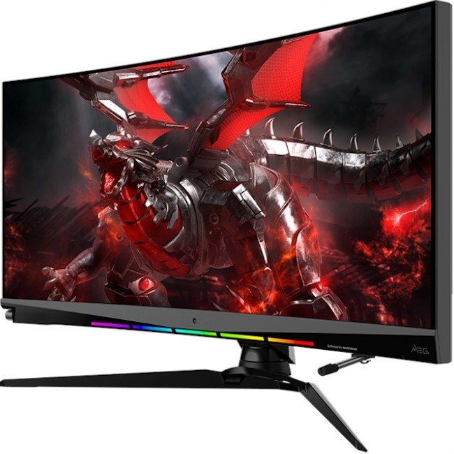 MSI Optix MEG381CQR 38" Class Webcam UW-QHD+ Curved Screen Gaming LCD Monitor - 21:9 - Black