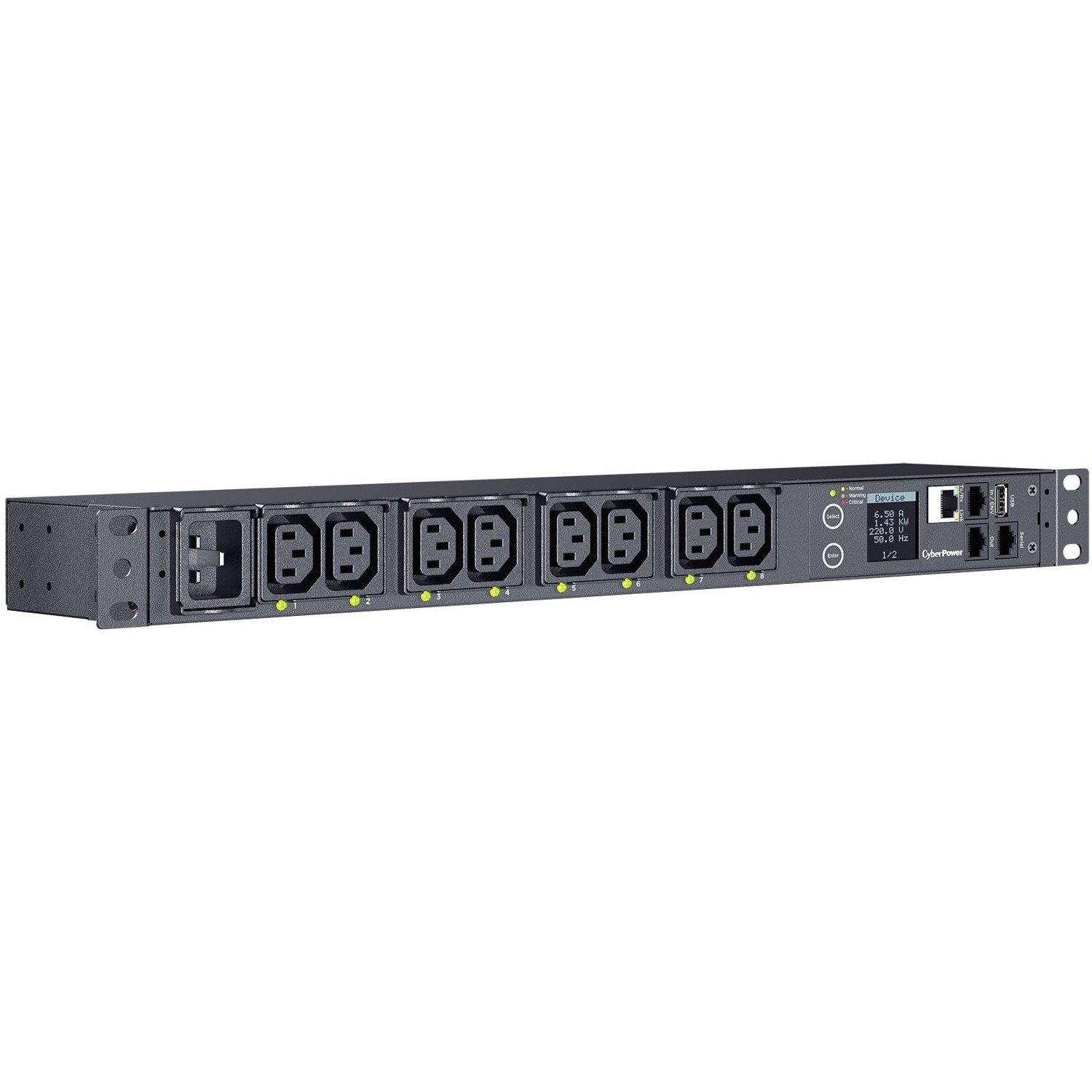 CyberPower PDU41005 Single Phase 100 - 240 VAC 20A Switched PDU