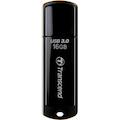 Transcend JetFlash 700 16 GB USB 3.0 Flash Drive - Black