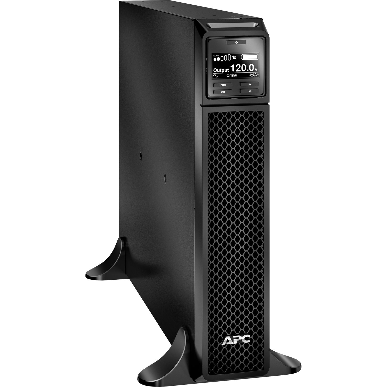 APC Smart-UPS On-Line, 1500VA, Tower, 120V, 6x 5-15R NEMA outlets, SmartSlot, Extended runtime, W/O rail kit