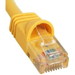 ICC Patch Cord, Cat 5e, Molded Boot, Yellow