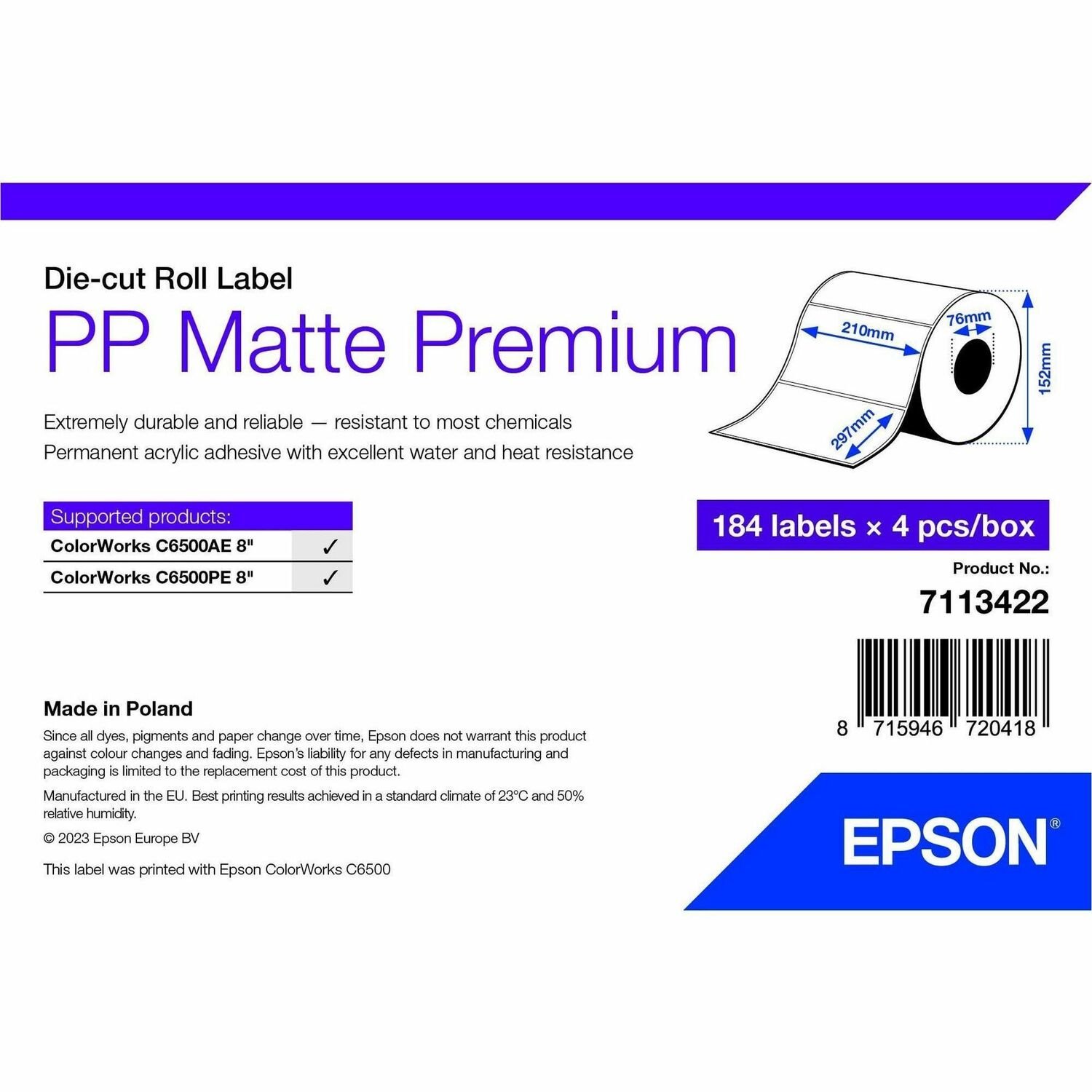 Epson Multipurpose Label