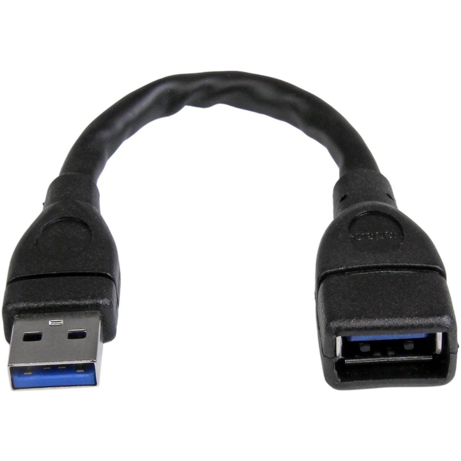 StarTech.com 6in Black USB 3.0 (5Gbps) Extension Adapter Cable A to A - M/F