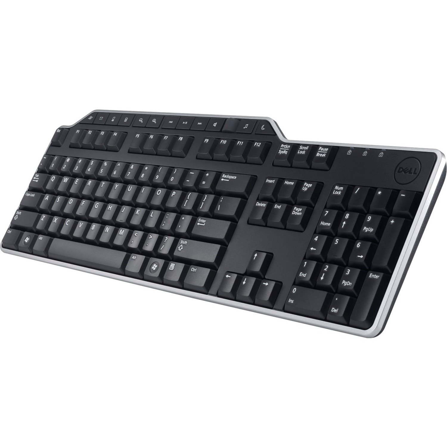 Dell Business KB522 Keyboard - Cable Connectivity - USB 2.0 Interface - Irish, English (UK) - QWERTY Layout - Black