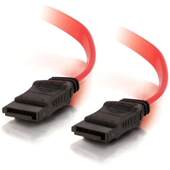 C2G 12in 7-pin 180&deg; 1-Device Serial ATA Cable