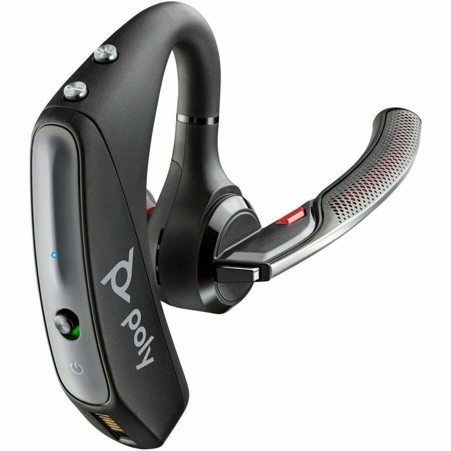 Poly Voyager 5200 Office Wireless Helmet Mono Earset - Black