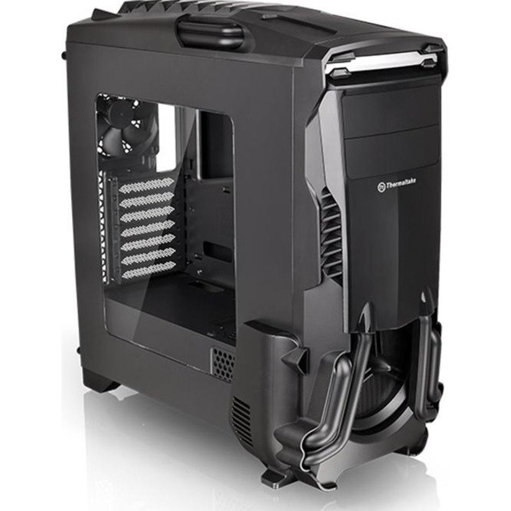 Thermaltake Versa N24 Gaming Computer Case - Mini ITX, ATX Motherboard Supported - Mid-tower - SPCC - Black