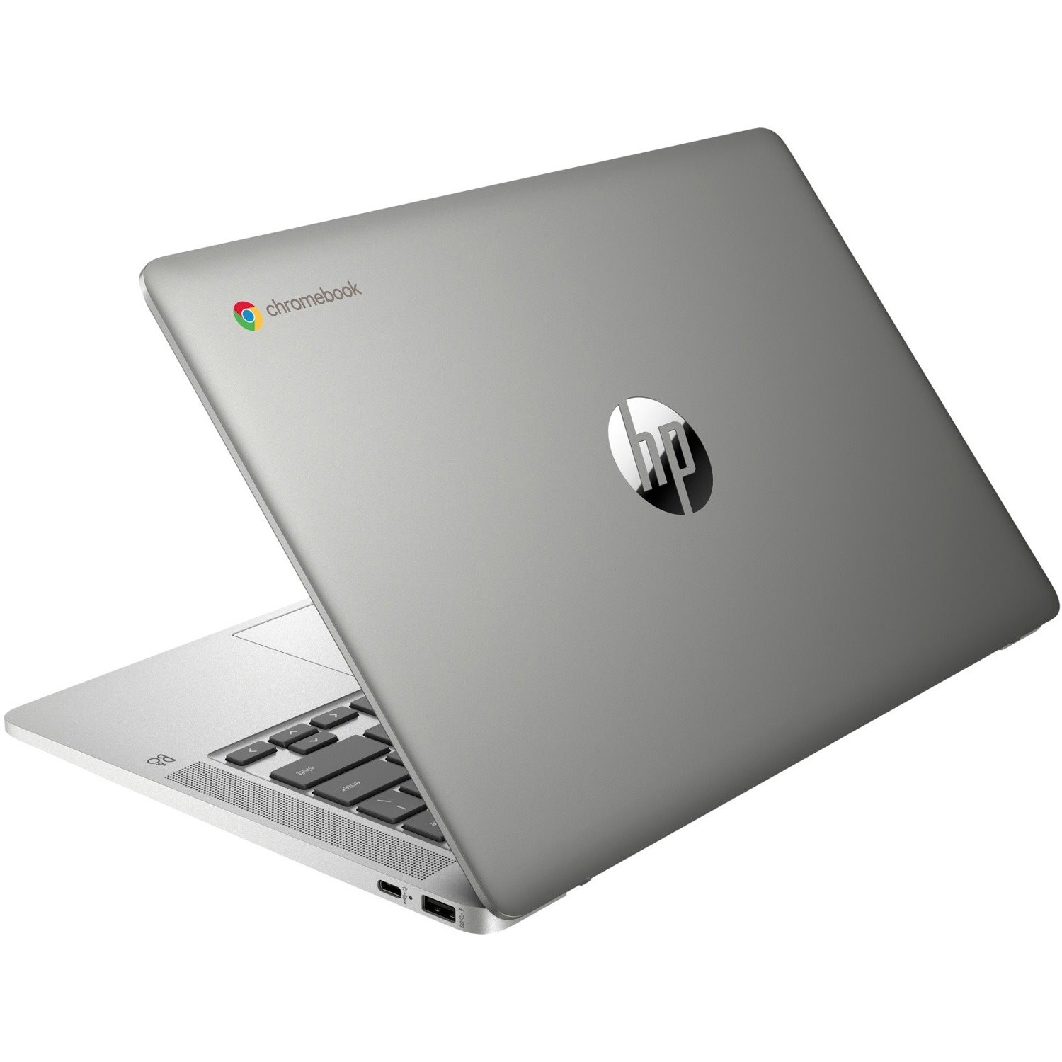 HP Chromebook 14a-na0230nr 14" Touchscreen Chromebook - HD - Intel Celeron N4120 - 4 GB - 64 GB Flash Memory - English Keyboard - Mineral Silver