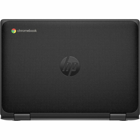 HP Fortis x360 11 G3 J 11.6" Touchscreen Rugged Convertible 2 in 1 Chromebook - HD - Intel Celeron N4500 - 4 GB - 32 GB Flash Memory - Jack Black
