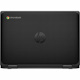 HP Fortis x360 11 G3 J 11.6" Touchscreen Rugged Convertible 2 in 1 Chromebook - HD - Intel Celeron N4500 - 4 GB - 32 GB Flash Memory - Jack Black