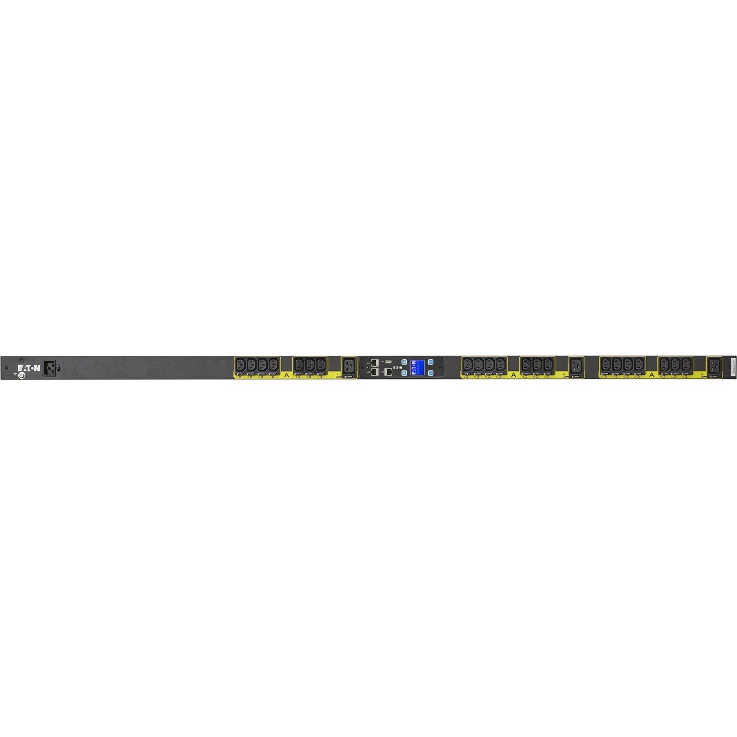 Eaton Managed rack PDU, 0U, L6-20P, C20 input, 3.84 kW max, 100-240V, 16A, 10 ft cord, Single-phase, Black