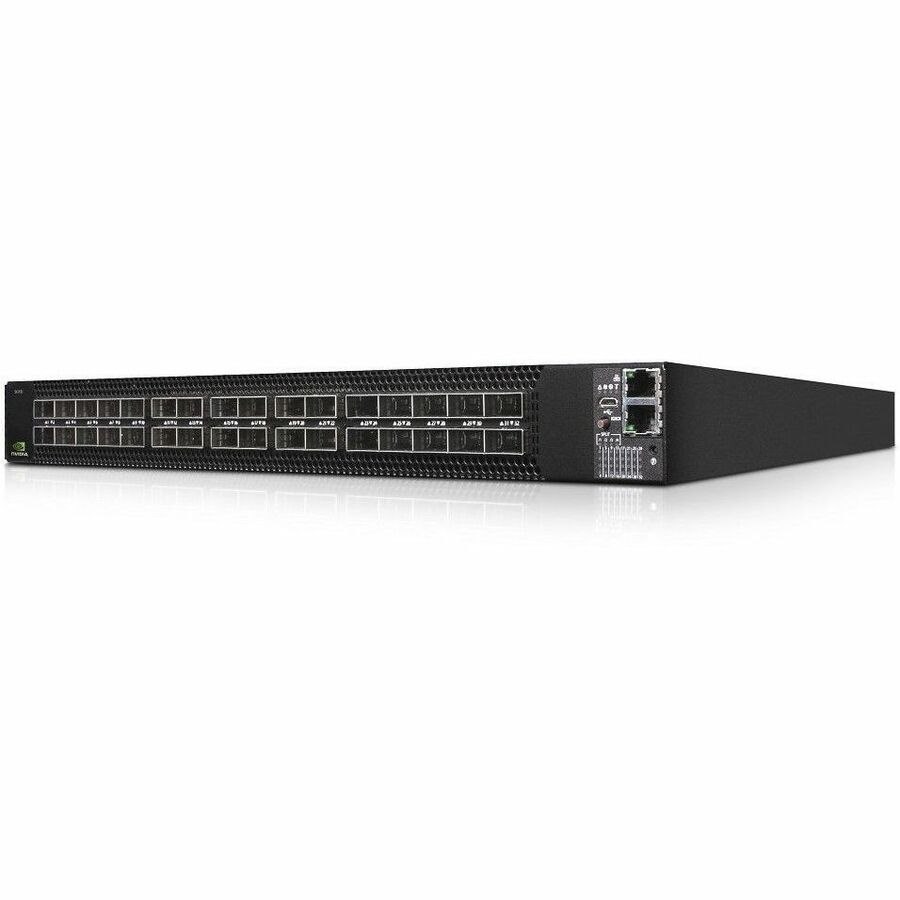 NVIDIA Spectrum-2 SN3000 MSN3700-CS2R 1 Ports Manageable Layer 3 Switch - 100 Gigabit Ethernet - 100/1000Base-T, 100GBase-X