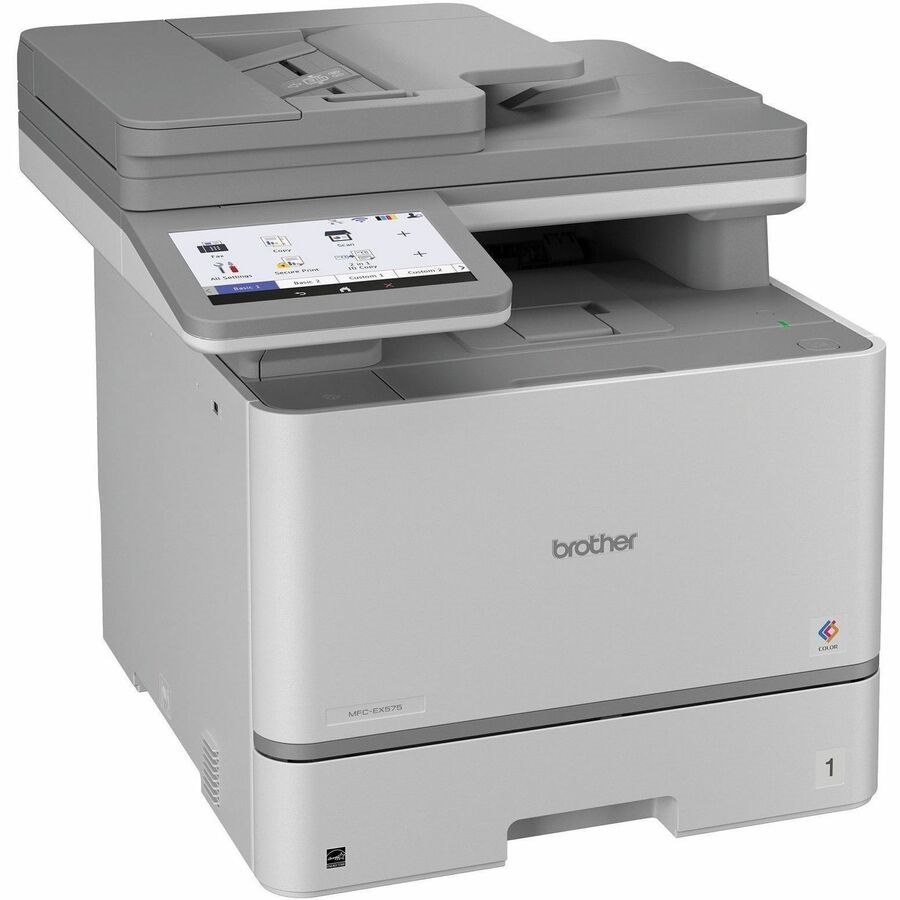 Brother Workhorse MFC-EX575 Business Color Laser All-in-One Printer with Duplex Print, Scan, Copy, Advanced Security Features, and Low Total Cost of Ownership