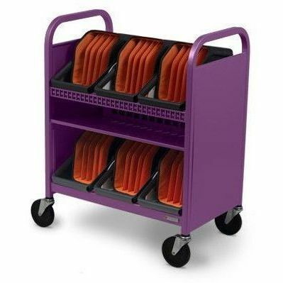 Bretford CUBE Transport Cart with Caddies - TVCT30CAD